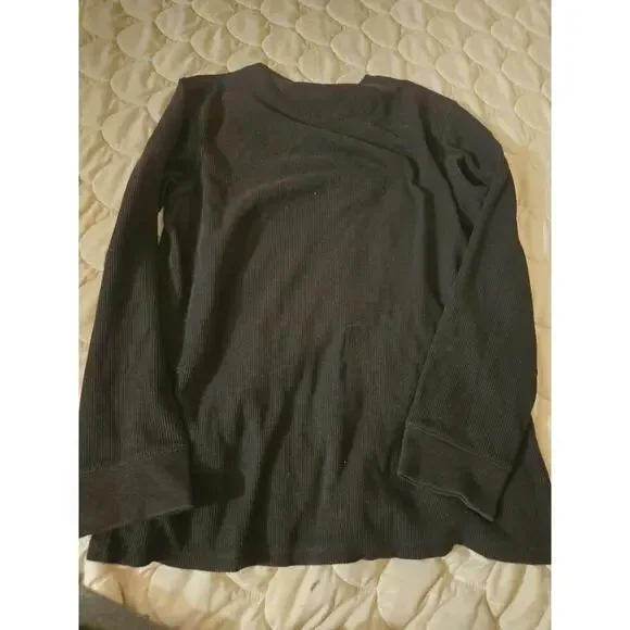 Timberland Men's Black Long Sleeve Thermal Shirt Size Large - Picture 3 of 3